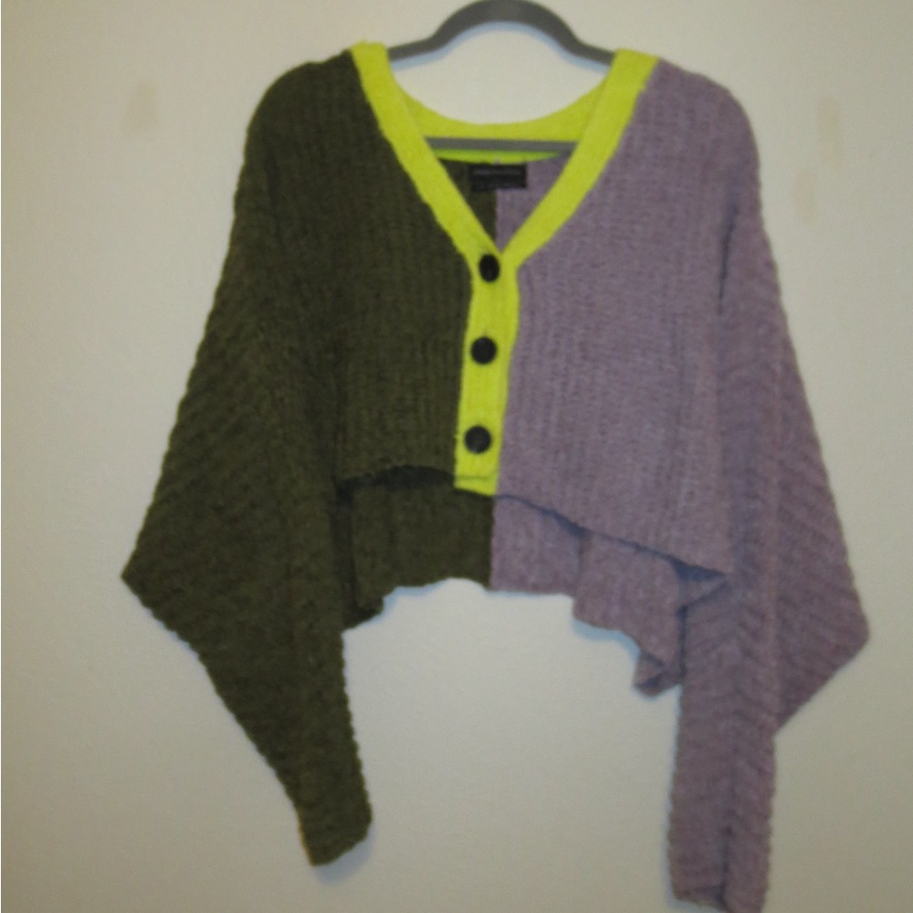 Multicolored Urban Outfitters Cropped Sweater